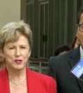 Christine Milne and Sam Rainsy