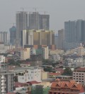 Phnom Pen's ever-rising skyline. KT/Pann Rachana