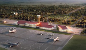 2021-06-09 꼬꽁주에 위치한 다라 사코 국제공항의 항공 조감도