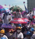5월1일 노동절, 캄보디아개발센터에 모인 농장 및 의류부문 노동자들