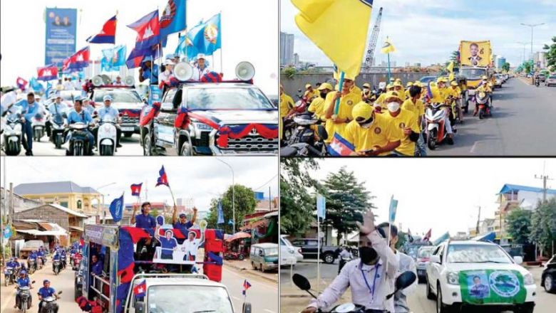 four_different_political_parties_were_running_their_own_election_campaigns_on_the_weekend