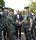 Thailand and Cambodian officials meet to resolve the border dispute in Kap Choeng
