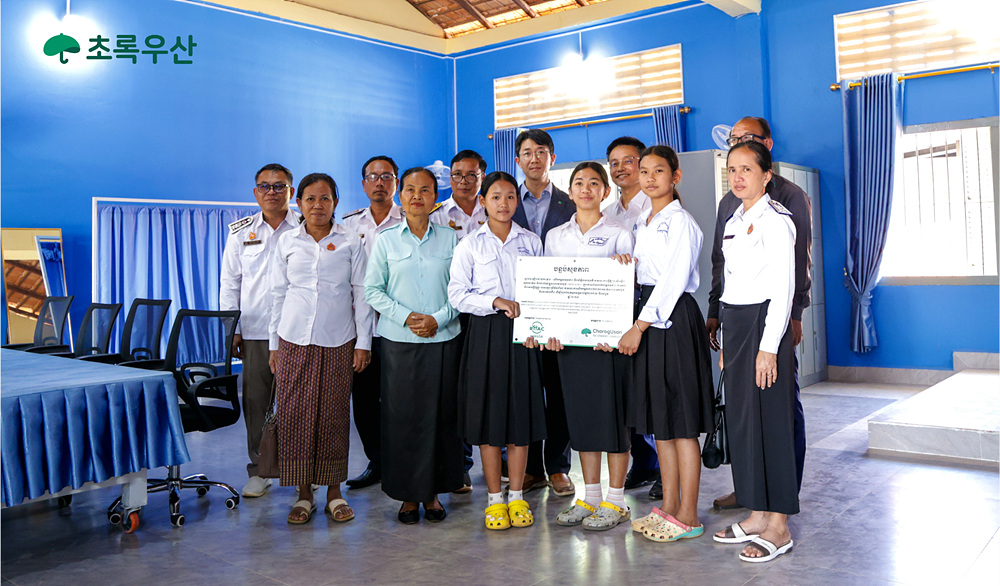 사진 03. 초록우산이 개보수한 학교 보건실 내부